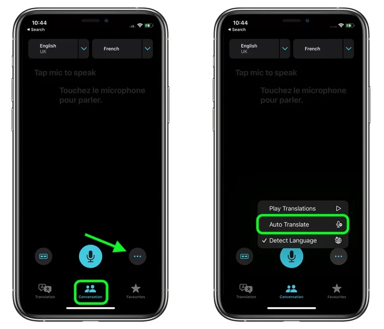 长宁苹果手机维修分享iOS 15 “翻译” App 新改进 