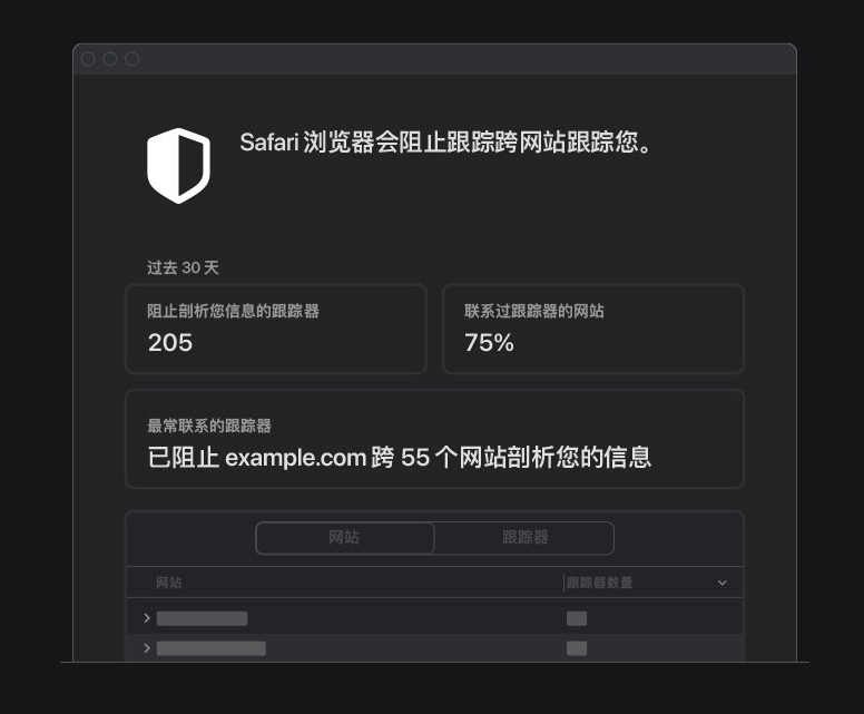 长宁苹果手机维修分享如何在 Safari 浏览器中查看和打开隐私报告 